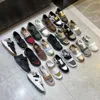 Designer Sneakers Hommes Casual Chaussures Vintage Striped Sneaker Flats Platform Trainer Marque Classique Chaussure Saison Shades Trainers