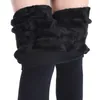 Leggings voor vrouwen winter voor vrouwen warme leggins massieve kleur fluweel hoge taille rekbare druppel 220902