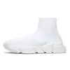 2022 سرعات 2.0 منصة الأحذية أحذية رياضية للرجال مصمم Tripler Paris Socks Boots Black White Blue Light Sliver Brown Ruby Graffiti Vintage Beige Pink Trainers X01
