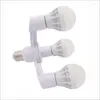 Titulares da lâmpada 3in1 E27 para estender LED Bulbs Socket Splitter Adapter Solder para PO Studio