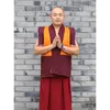 Ethnic Clothing Autumn And Winter Lama Monk Clothes Blended With Plush Warm Vest Coat Men's Shawl Tibetan Dongga