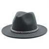 Grande taille 59-61CM Fedoras chapeaux pour femmes hiver mode formel mariage décorer Jazz chapeaux hommes Panama église Chapeau Chapeau Femme