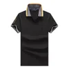 卸売2042夏の新しいポロスシャツヨーロッパとアメリカンメンズ半袖カジュアルカラーブロックコットン大型サイズ刺繍ファッションTシャツS-2xl