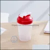 Tumblers Tragbare Tumbler Shaker Wasserflasche Saft Milchshake Proteinpulver Home Shake Cup mit Rührkugel 29 R2 Drop Lieferung 2 Dhjc2