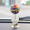 Interior Decorations Car Decoration UP Wooden House DIY Balloons Automobiles Accessories Dashboard Toy Ornaments