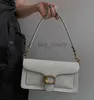 Shoulder Bags Tabby TZ Women's handbag cowhide oneshoulder messenger bag retro and versatile long and short two detachable shoulder straps o