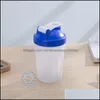 Tumblers Portable Tumblers Shaker vattenflaska Juice Milkshake Protein Powder Home Shake Cup med omrörande boll 29 R2 Drop Leverans 2 DHJC2