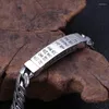 Link Bracciali Original Design Chines Style 925 Sterling Silver Uomo Handmade Vendi Vitage Riligious Jewelry