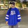 Mens Hoodies 스웨트 셔츠 Oein Autumn Hip Hop Printing Mens American Sweatshirts 커플 점퍼 대형 고가 후드 패션 남성 풀오버 220902