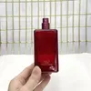 Londra Parfüm 100ml Scarlet Haşhaş Köln Yoğun Koku Kırmızı Şişe Uzun Süreli İyi Koku Erkek Kadın Sprey Parfum