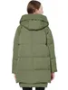 Kadınlar Aşağı Parkas Kış Sıcak Ceket Ceket Kadınlar Vintage Lüks Büyük Boyutlu Kapşonlu Düz Renk Kuzu Kalın Yastıklı Ceket Dış Giyim 220902