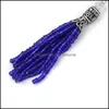 Sleutelringen mode sieraden accessoires blauw Evil Eye Key Fatimas handsleutels Buckle Tassels hanger ornamenten Keychains Femal yydhhome dhmez