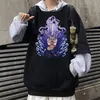 Herren Hoodies Sweatshirts Oversize Männer Anime Berserk Hoodies lässig Kapuze -Sweatshirt Harajuku Loose Hoodie Coat Streetwear 220902