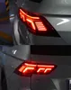 Tylne światła dla 20 16-2021 Tiguan L Tail Light LED 2022 Styl DRL Sygnał odwracający Hamurek Akcesoria samochodowe