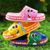 Slipper Boy Slippers For Kids Summer Cartoon Dinosaur Home Funny Slippers Girls Children Indoor Shoes Bathroom Antislip Soft Sole Slides 220902