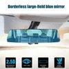 Interior Accessories Wide Angle Rear View Mirror Universal Curve Convex Mirro Clip On Car Rearview Anti-glare Panoramic For SUV/Truck/Car