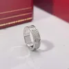 An￩is de grife de designer Adoro anel unissex homens mulheres an￩is de j￳ias Tamanho do presente 5-11