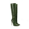 Boots New Punch Shoes Fashion Driving Autumn and Winter Plus Zipper Dij High Yellow Green 220901