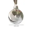 Décoration de fête nom de noël ornement Souvenir plume mémoire boules boules commémorer Navidad pendentif cadeau A8W0