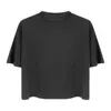 남자 T 셔츠 남성용 느슨한 짧은 소매 티셔츠 큰 어두운 스타일 준 하이 목 패션 간단한 캐주얼