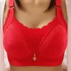 Yoga Outfit Plus Size Donna Reggiseni senza ferretto Top in pizzo Push Up Reggiseno regolabile Femme Intimo senza cuciture Lady Confortevole