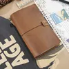 Notepads Genuine Leather Journal Travel Notebook Retro DIY Handmade Diary Portable Sketchbook Teacher Gift School Office Customized 220902