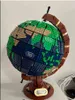 Bloki bloków 2022 NOWOŚĆ The Globe 2585pcs Kompatybilne 21332 Pomysły na glob Mapa Model Budowa Build Bricks Techniczne cegieł MOC zabawki dla dzieci Prezent T220901