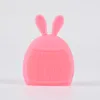 Wash Gloves Silicone Baby Shampoo Brush Multifunction Cartoon Soft Rabbit Facial Cleansing Brush Manual Massage Cleaning Bath Brushes 20220902 E3