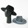 100% de l￣ feltro chap￩us fedora para homens homens festas de moda bon￩ formal santage preto panam￡ jazz hats sombrero hombre