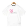 22SSサマーメンズデザイナーTEES100％COTTOM Tシャツカジュアルカップ