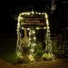 Strips 100/200 LED Fairy Lights Waterval voor kerstboom binnensoor tuin tuin tuinfeest romantisch bruiloft decor wijnstokken verlichting