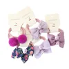 Hair Accessories Sweet HairBand Girls Bows Elastic Rubber Flower Small Ball Scrunchies Baby Kids Hair Ties 20220902 E3