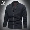 Mensjackor Autumn Mens Jackets Fashion Windproof Military Bomber Jacka Solid Color Business Windbreaker Casual Ytterkläder Mänkläder 220902