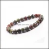 Beaded Strands 8mm Natural Stone Volcanic Rock Yoga Armband kan marknadsföra den nya generationen för att säkerställa hälsan hos mänsklig DHSeller2010 DH4ty