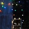 Strings Holiday Lighting 10m 5m Multicolor Bulb String With Hooks Led Lights Christmas Decorations For Home Fairy Garland