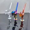 Tubos de vidrio Fabricación para fumar Cachimba soplada a mano Clásico Galvanizado Pintado Esqueleto Hueso Vidrio Olla para cigarrillos