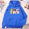 Sweats à capuche pour hommes Sweat-shirt pour hommes Anime Saiki Kusuo Disaster Cartoon imprimé mâles femmes surdimensionné col rond à capuche hauts vêtements doux