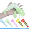 Favore di partito Aragosta luminosa Fidget Toy 3D Lumache Rilievo Giocattoli sensoriali anti-ansia Regalo di Natale per bambini