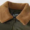 Giacche da uomo MANTORS Cappotto invernale in lana da uomo Addensato Giacca bomber in pile caldo Cashmere Colletto rovesciato Capispalla maschile Cappotto casual 220902