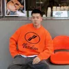 Men's Hoodies Sweatshirts WE11DONE Pullover Sweaters Men Woman High Quality Welldone Letter Sweater Drop Shoulder Sweater T220901