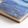 Notepads Van Gogh oil painting PU Leather Cover Notebook travel Diary Book Exercise Composition Binding Note Notepad Gift Stationery 220902