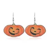 Pendientes colgantes de acrílico con temática navideña de Halloween, con estampado de calavera fantasma y calabaza, pendientes de araña, regalos de joyería para mujeres, niñas y niños, bonito regalo de joyería