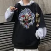 Herren Hoodies Sweatshirts Oversize Männer Anime Berserk Hoodies lässig Kapuze -Sweatshirt Harajuku Loose Hoodie Coat Streetwear 220902