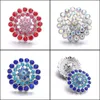 CLASPS HOODS RHINESTONE GADGET 18MM SNAP -knappklass Charm f￶r Snaps DIY smyckesfynd leverant￶rer g￥va Drop Deliver Dhseller2010 DHUBT