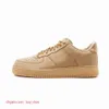 Designer 2022 New Forces Utomhus Män Låga Skateboardskor Rabatt En Unisex Klassisk 1 07 Stickad Euro Airs High Dam Helvit Svart Wheat Löpsport Sneakers S03