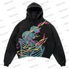 Mens Hoodies Sweatshirts Desen Retro Sokak Giyim Büyük Boy Hoodie Man Moda Gotik Punk Yuvarlak Boyun Külot Harajuku Grunge Sweatshirt Man Kıyafet 220902