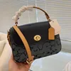 Omuz Çantaları Kaliteli Kadınlar Yüksek Moda Yumuşak Tabby chambray patchwork Omuz Çantası Lüks Tasarımcı Çanta Hakiki Deri Crossbody Hobo B