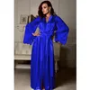 Women039s Sleepwear 2022 Women Fashion Sexy Lingerie Silk Lace Robe Dress Pajamas Womens Nightdress Nightgown6143075