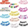 Decora￧￣o festiva de 16 polegadas Carta de bal￵es Defina decora￧￵es de festas de anivers￡rio Feliz anivers￡rio Bal￣o de alum￭nio SN4846