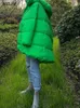 Kadınlar Aşağı Parkas Womens Kış Parkas Hoodie Yeşil Ceket Ceket Zip Yukarı Kalın Puffer Ceket Kadın Pamuk Pamuk Kış Ceketleri Kadınlar için Puffer 220902